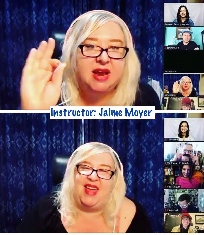 CHARACTER ON THE SPOT MASTERCLASS w/Jaime Moyer! (Weekend Workshop May 29  and 30!)